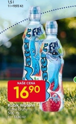 Ochucená voda Waterrr Kubík