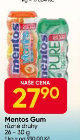 Žvýkačky Mentos