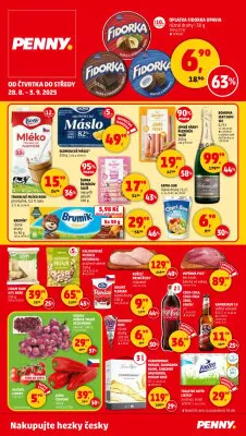 akční leták Penny Market 28.8.2025-3.9.2025
