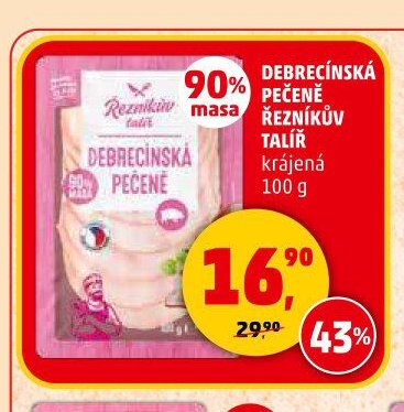 Debrecínská pečeně Řezníkův talíř