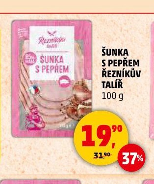 Šunka s pepřem Řezníkův talíř