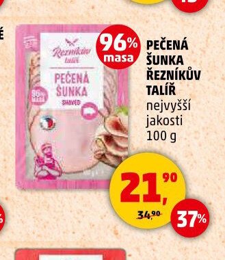 Pečená šunka Řezníkův talíř