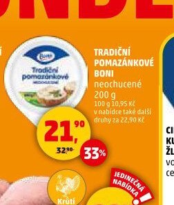 Boni Tradiční pomazánkové neochucené 200 g