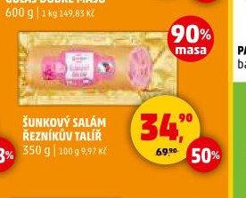 Řezníkův talíř šunkový salám 350 g