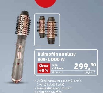 Kulmofén na vlasy