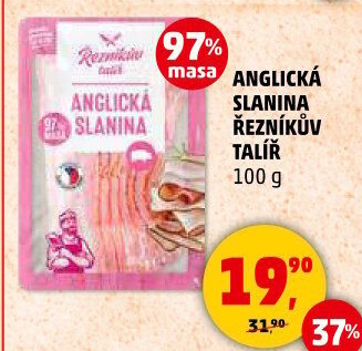 Anglická slanina Řezníkův talíř
