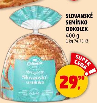 Chléb vícezrnný Slovanské semínko Odkolek