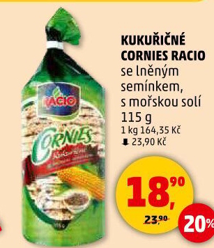 Chlebíčky Cornies Racio