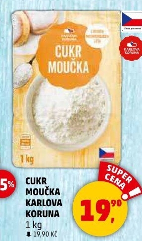 Cukr moučka Karlova Koruna