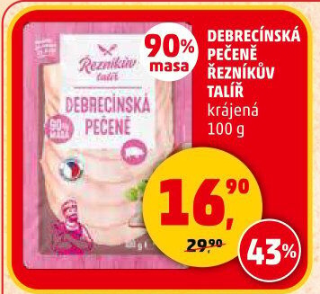 Debrecínská pečeně Řezníkův talíř