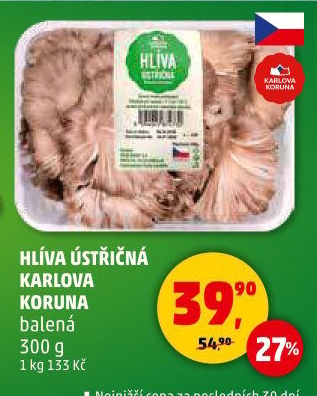 Hlíva ústřičná Karlova Koruna