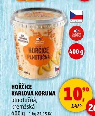 Hořčice kremžská Karlova Koruna