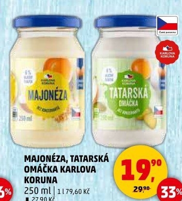 Majonéza Karlova Koruna