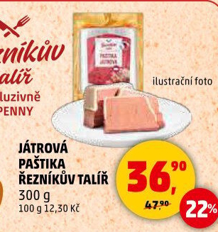 Paštika játrovka Řezníkův talíř