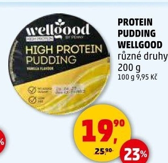 Proteinový pudink Wellgood