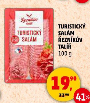 Salám turistický Řezníkův talíř