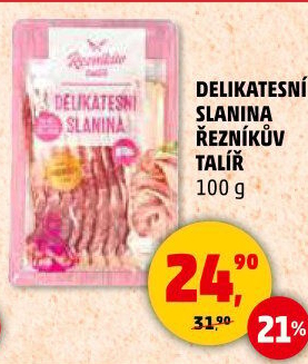 Slanina delikatesní Řezníkův talíř