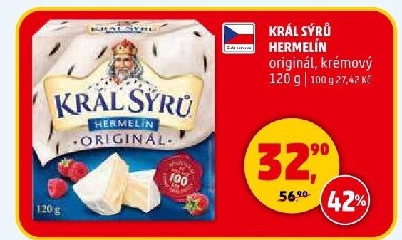 Sýr Hermelín Král sýrů