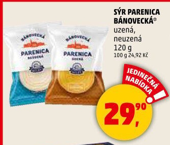 Sýr Parenica bánovecká Milsy