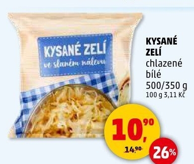 Zelí bílé kysané