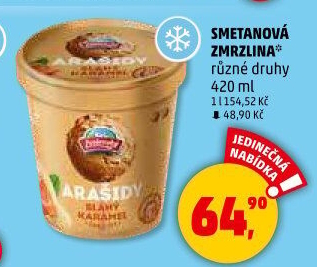 Zmrzlina v kelímku Zvolenský