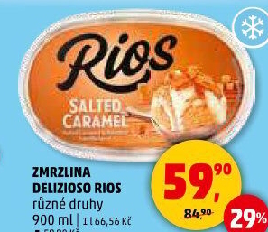 Zmrzlina ve vaničce Delizioso Rios