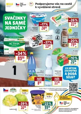 akční leták BILLA 27.8.2025-2.9.2025