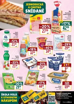 akční leták BILLA 27.8.2025-2.9.2025
