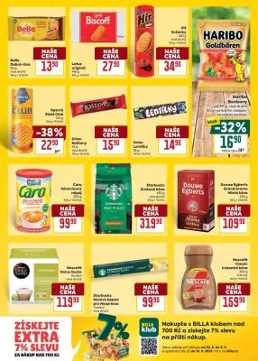 akční leták BILLA 27.8.2025-2.9.2025
