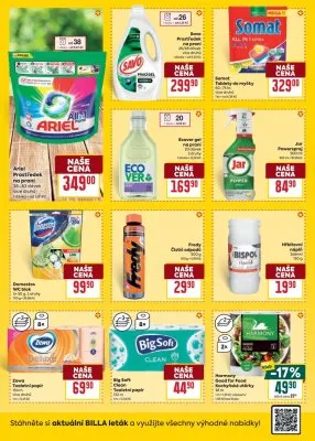 akční leták BILLA 27.8.2025-2.9.2025