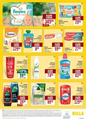 akční leták BILLA 27.8.2025-2.9.2025