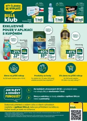 akční leták BILLA 27.8.2025-2.9.2025
