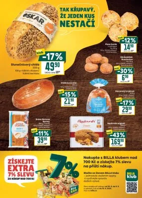 akční leták BILLA 27.8.2025-2.9.2025