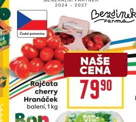 Rajčata cherry Hranáček, 1 kg