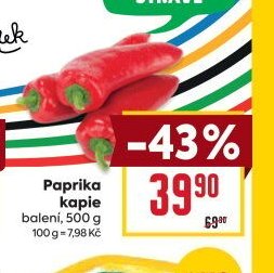 Paprika kapie, 500 g