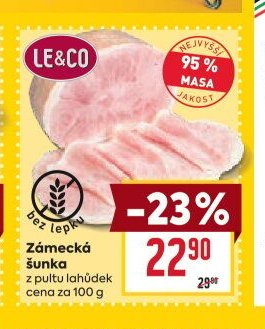 Zámecká šunka, 100 g