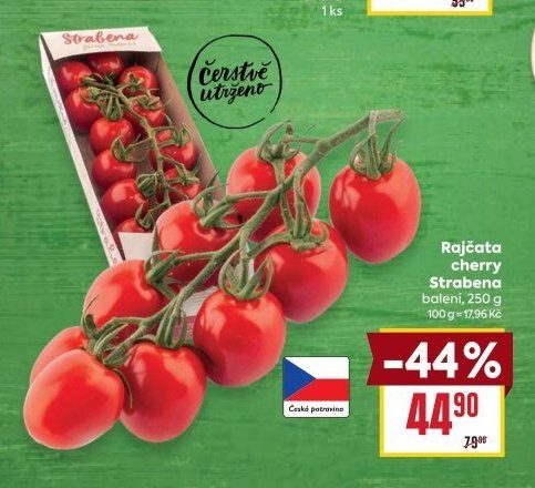 Rajčata cherry Strabena