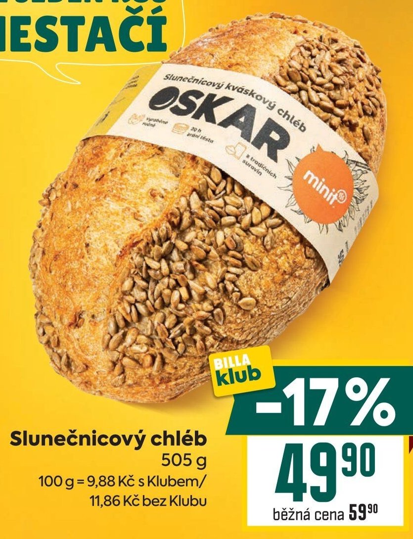 Slunečnicový chléb Oskar