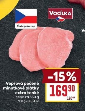 Vepřové pečeně minutkové plátky - BILLA akcniletaky.com