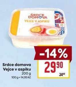 Srdce domova Vejce v aspiku 200 g