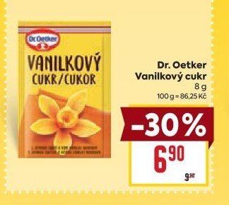 Dr. Oetker Vanilkový cukr 8 g - BILLA akcniletaky.com