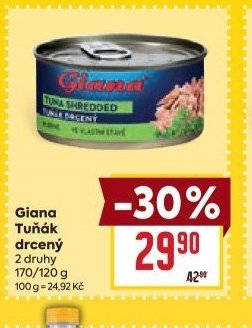 Giana Tuňák drcený