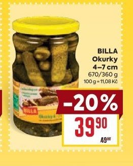 BILLA Okurky