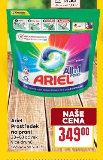 Ariel prostředek na praní