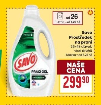 Savo prostředek na praní