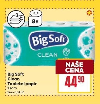 Big Soft Clean toaletní papír