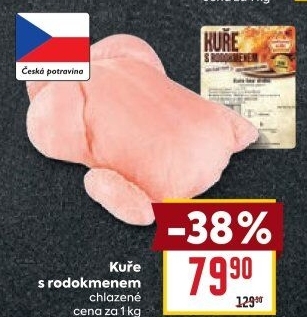 Kuře s rodokmenem Vodňanské kuře