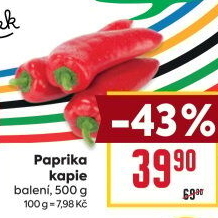 Paprika červená kapie