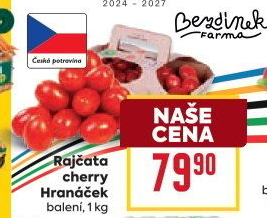 Rajčata cherry Farma Bezdínek