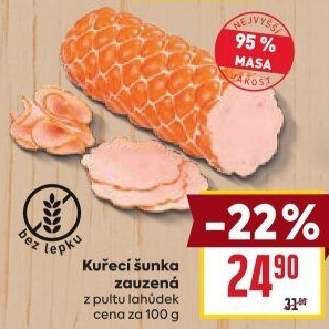 Šunka kuřecí zauzená nejvyšší jakosti